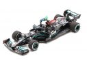 SPARK MODEL S7710 MERCEDES L.HAMILTON 2021 N.44 WINNER BRAZILIAN GP W/FLAG 1:43 Modellino