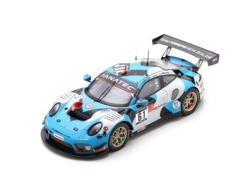 SPARK MODEL SB445 PORSCHE 911 GT3 N.61 24 H SPA 2021 TRILLER-RIVAS-HARKER-BAMBER 1:43 Modellino