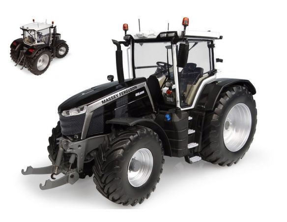 UNIVERSAL HOBBIES UH6341 TRATTORE MASSEY FERGUSON 8S.285 BLACK EDITION 1:32 Modellino