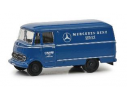 SCHUCO SH6615 MERCEDES L319 FOURGON BLUE 1:87 Modellino
