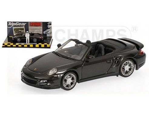 Minichamps PM519436930 PORSCHE 911 TURBO (997 II) 2009 GREY MET.TOP GEAR 1:43 Modellino