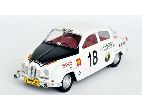 TROFEU TFRRAL120 SAAB 96 GRANDE RALLY DE ANGOLA 1967 DE LURDES/DE SOUSA 1:43 Modellino