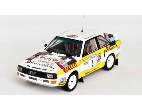 TROFEU TFRRIR11 AUDI SPORT QUATTRO CIRCUIT OF IRELAND 1985 MOUTON/PONS 1:43 Modellino