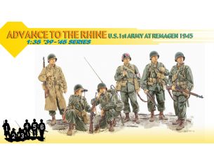 DRAGON D6271 ADVANCE TO THE RHINE KIT 1:35 Modellino