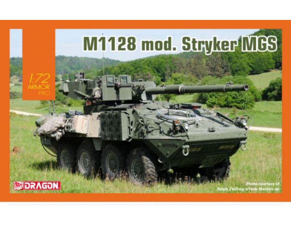 DRAGON D7687 M1128 MOD.STRYKER MGS KIT 1:72 Modellino