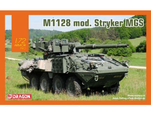 DRAGON D7687 M1128 MOD.STRYKER MGS KIT 1:72 Modellino