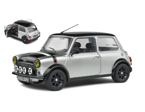 SOLIDO SL1800608 MINI COOPER SPORT 1998 PLATINUM SILVER STREET FIGHTER 1:18 Modellino