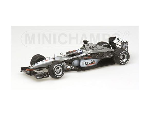 MINICHAMPS 530014304 McLAREN MERCEDES MP 4/16 D. COULTHARD 2001 Modellino