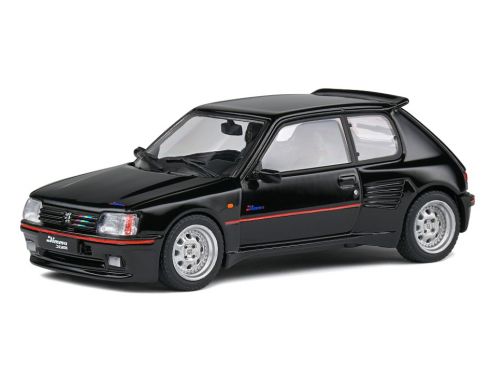 SOLIDO SL4310802 PEUGEOT 205 GTI DIMMA BLACK 1:43 Modellino