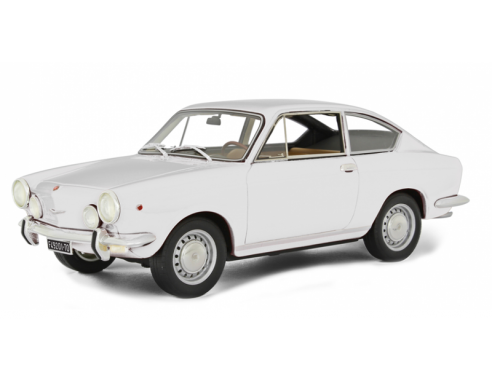 LAUDO RACING LM118H FIAT 850 SPORT COUPE 1968 WHITE 1:18 Modellino