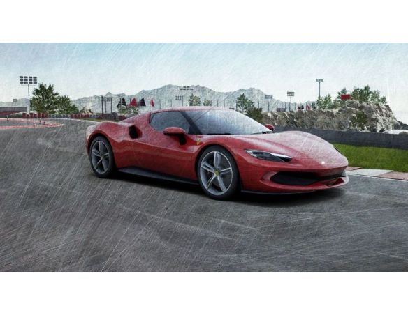 LOOKSMART LS533A FERRARI 296 GTB ROSSO IMOLA 1:43 Modellino
