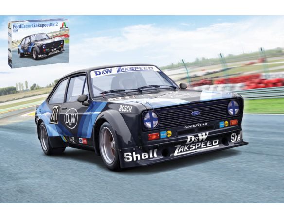 ITALERI IT3664 FORD ESCORT ZAKSPEED Gr.2 KIT 1:24 Modellino