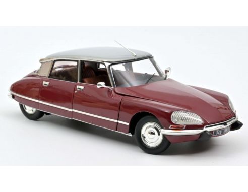 NOREV NV181720 CITROEN DS 23 PALLAS 1972 GRENADE RED & GREY METALLIC 1:18 Modellino