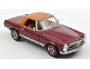 NOREV NV183766 MERCEDES 230 SL 1963 DARK RED 1:18 Modellino