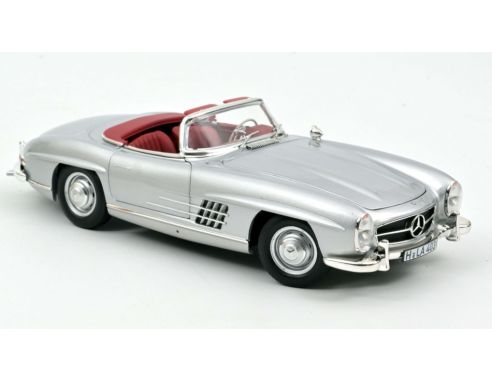 NOREV NV183890 MERCEDES 300 SL ROADSTER 1957 SILVER 1:18 Modellino