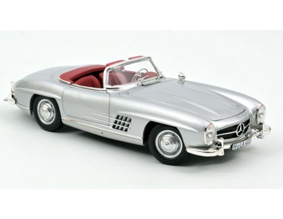 NOREV NV183890 MERCEDES 300 SL ROADSTER 1957 SILVER 1:18 Modellino