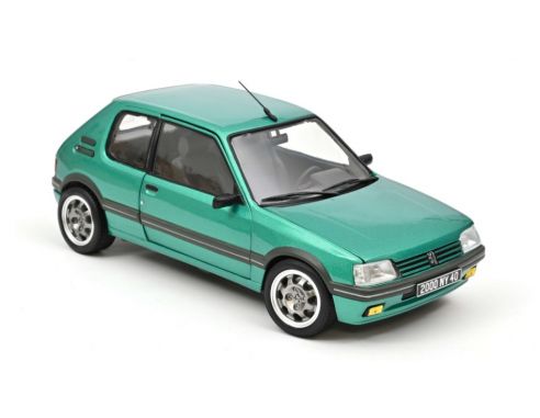 NOREV NV184850 PEUGEOT 205 GRIFFE 1990 GREEN MET.1:18 REEDITION Modellino
