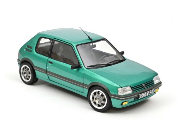 NOREV NV184850 PEUGEOT 205 GRIFFE 1990 GREEN MET.1:18 REEDITION Modellino