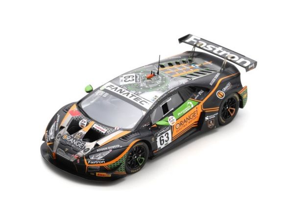 SPARK MODEL SB436 LAMBORGHINI HURACAN GT3 N.63 8th 24 H SPA 2021 MAPELLI-CALDARELLI-BORTOL Modellino