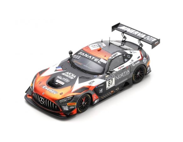 SPARK MODEL SB448 MERCEDES GT3 N.87 24 H SPA 2021 GACHET-DROUET-UMBRARESCU-TERESCKENKO Modellino