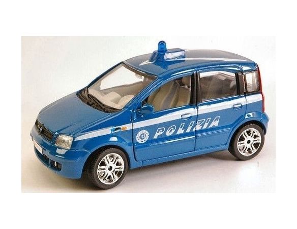 Bburago 22069 FIAT NUOVA PANDA POLIZIA 1993 1/24 Modellino