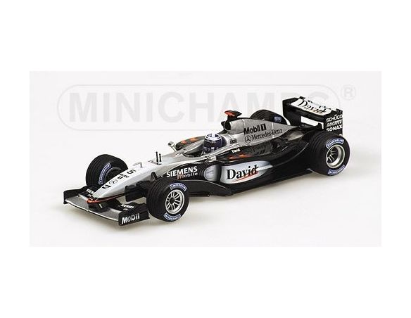 MINICHAMPS 530034305 MCLAREN MERCEDES MP4/17D D. COULTHARD 2003 Modellino