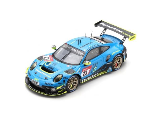 SPARK MODEL SG757 PORSCHE 911 GT3 R N.23 8th 24 H NURBURGRING 2021 NEUFFER-AUST-MENZEL-SEE Modellino