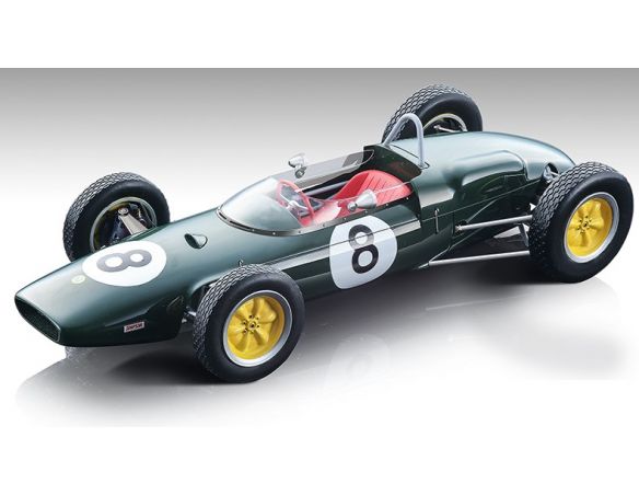 TECNOMODEL TMD18182B LOTUS 21 N.8 3rd FRENCH GP 1961 JIM CLARK 1:18 Modellino