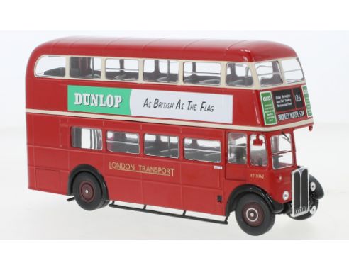 IXO MODEL BUS034LQ AEC REGENT III RT 1939 RED 1:43 Modellino
