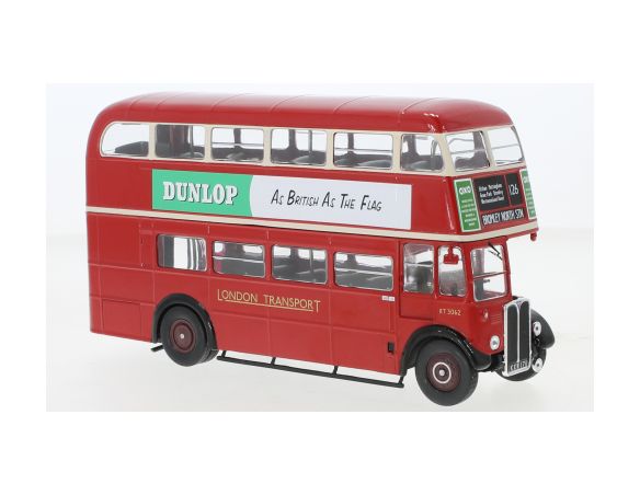 IXO MODEL BUS034LQ AEC REGENT III RT 1939 RED 1:43 Modellino