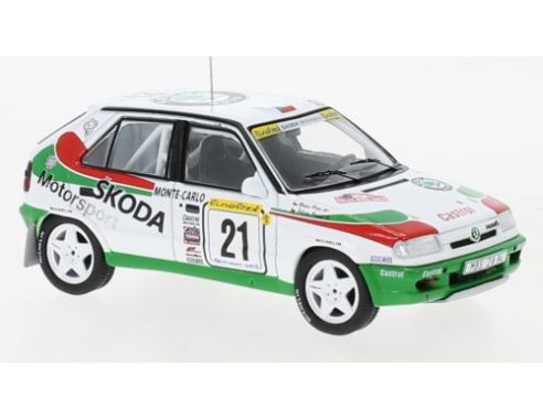 IXO MODEL RAC388 SKODA FELICIA KIT CAR N.21 RALLY MONTE CARLO 1997 SIBERA/GROSS 1:43 Modellino