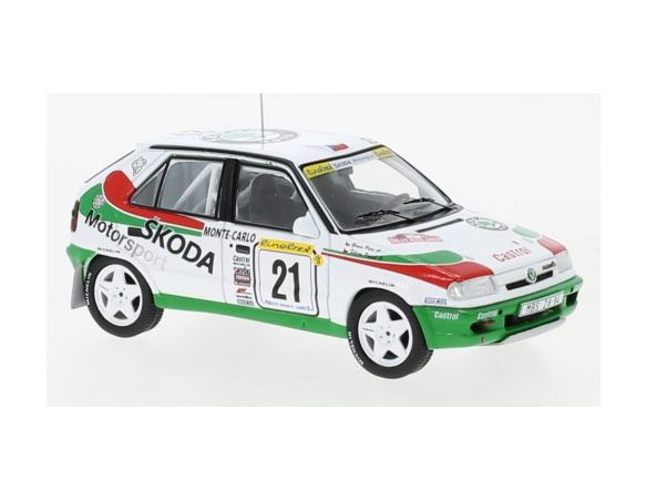 IXO MODEL RAC388 SKODA FELICIA KIT CAR N.21 RALLY MONTE CARLO 1997 SIBERA/GROSS 1:43 Modellino