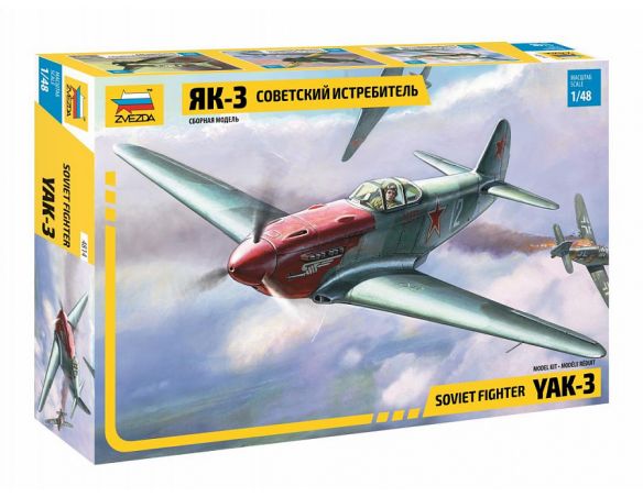 ZVEZDA Z4814 YAK-3 SOVIET WWII FIGHTER Modellino