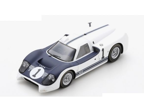 SPARK MODEL S8084 FORD J N.1 TEST LE MANS 1966 BRUCE MC LAREN 1:43 Modellino