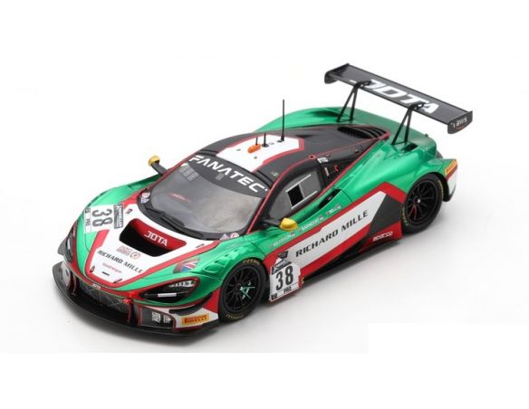 SPARK MODEL SB435 MC LAREN 720S GT3 N.38 7th 24 H SPA 2021 BELL-WILKINSON-BARNICOAT 1:43 Modellino