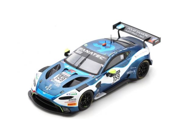 SPARK MODEL SB442 ASTON MARTIN VANTAGE GT3 N.159 3rd SILVER CLASS 24 H SPA 2021 TUJULA-MAC Modellino