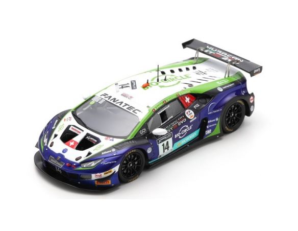 SPARK MODEL SB455 LAMBORGHINI HURACAN GT3 N.14 24 H SPA 2021 FONTANA-FELLER-INEICHEN 1:43 Modellino