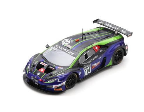 SPARK MODEL SB477 LAMBORGHINI HURACAN GT3 N.114 24 H SPA 2021 LAPPALAINEN-AITKEN-ROUGIER Modellino