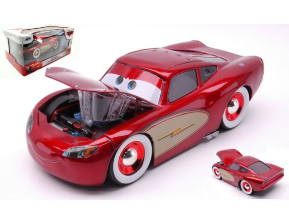 JADA TOYS JADA84001 LIGHTNING MCQUEEN RADIATOR SPRINGS RED 1:24 Modellino