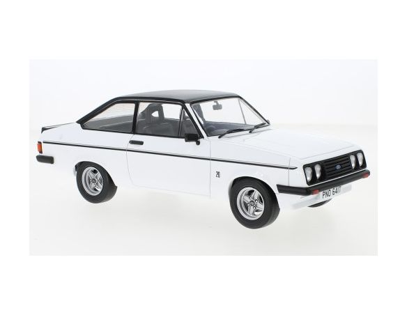 MODELCARGROUP MCG18248 FORD ESCORT MK II RS 200 WHITE/MATT BLACK 1:18 Modellino