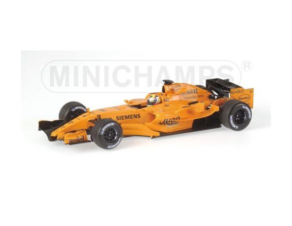 MINICHAMPS 530061874 McLAREN MP4/21 J.P. MONTOYA TESTCAR 2006 Modellino