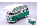 MOTORMAX MTM79592 VW TYPE 2 T3 CAMPER VAN 1965 WHITE/GREEN 1:24 Modellino