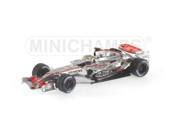 MINICHAMPS 530064304 McLAREN MERCEDES MP4/21 J.P MONTOYA 2006 Modellino