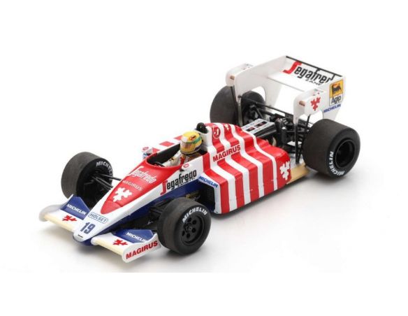 SPARK MODEL S2784 TOLEMAN TG184 AYRTON SENNA 1984 N.19 3rd PORTUGAL GP 1:43 Modellino