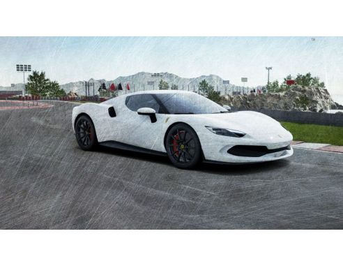 LOOKSMART LS533D FERRARI 296 GTB BIANCO CERVINO 1:43 Modellino