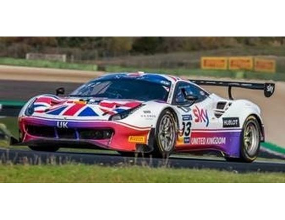 LOOKSMART LSRC079 FERRARI 488 GT3 N.93 TEAM GREAT BRITAIN VALLEL.2019 HAIGH/FROGGATT 1:43 Modellino