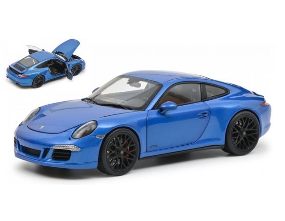 SCHUCO SH00397 PORSCHE GTS COUPE' BLUE 1:18 Modellino