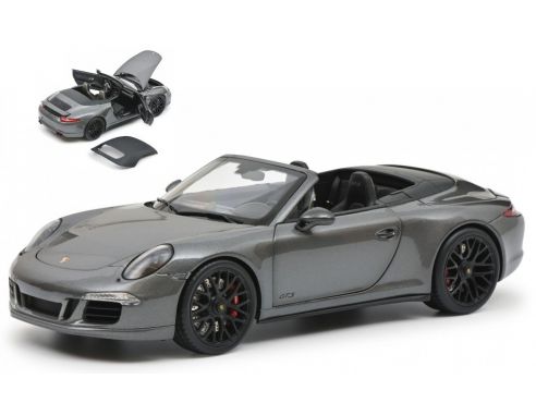 SCHUCO SH00398 PORSCHE GTS CABRIO SILVER 1:18 Modellino