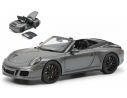 SCHUCO SH00398 PORSCHE GTS CABRIO SILVER 1:18 Modellino