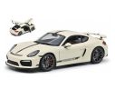 SCHUCO SH00405 PORSCHE CAYMAN GT4 WHITE 1:18 Modellino